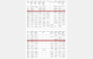 Planning des matchs