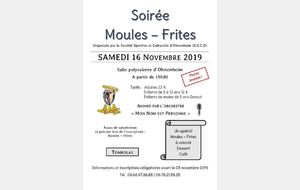 2ème Soirée Moules-Frites